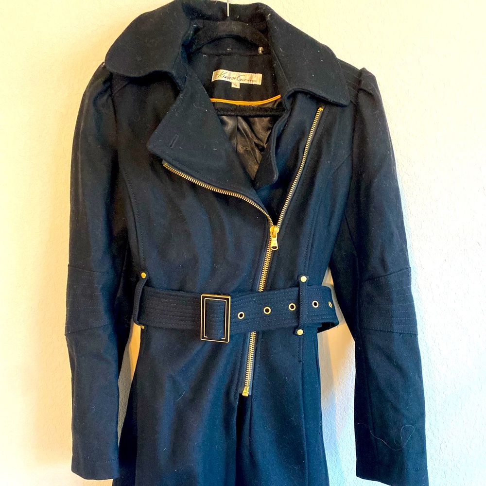 Kenneth Cole Black coat size 6